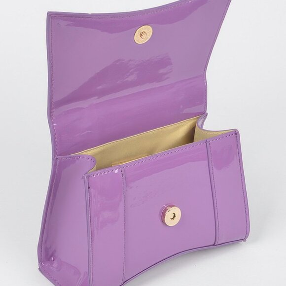 Enamel Top Handle Bag - Picture 6 of 7